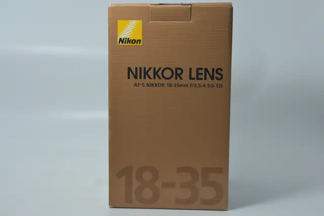 Nikon AF-S Nikkor 18-35mm f/3.5-4.5G ED   box ID 1207