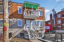 5 ½ fraîchement rénové. Rez-de-chaussée (RDC) avec cour