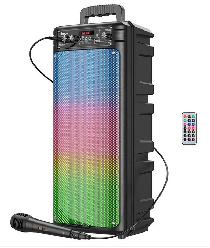 HOCO 2 x 6.5' Outdoor Wireless Speaker with Wired Microphone