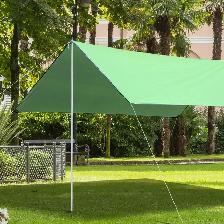 Outsunny Sun Sail Shade Support Pole Adjustable Height Support