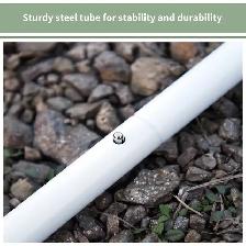 Outsunny Sun Sail Shade Support Pole Adjustable Height Support - Photo 4