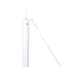 Outsunny Sun Sail Shade Support Pole Adjustable Height Support - Photo 6