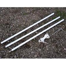 Outsunny Sun Sail Shade Support Pole Adjustable Height Support - Photo 7
