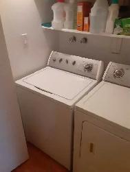 washer and dryer