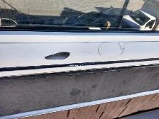 Vinyl Window Frame and glass repair after the hail damage - Photo 3