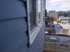 Vinyl Window Frame and glass repair after the hail damage - Photo 5