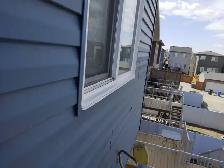 Vinyl Window Frame and glass repair after the hail damage - Photo 6