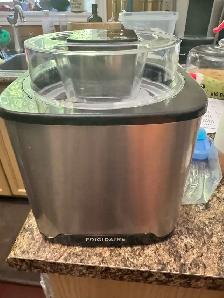 FREE Fridgidaire Ice Cream Maker.
