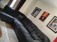 large dark sectional