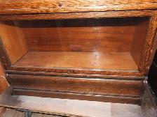 Rare Identical twin Antique barrister bookcases, 5 glass levels - Photo 6