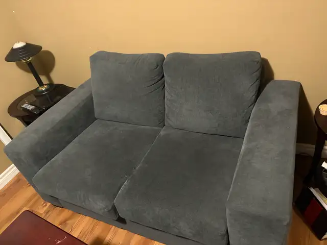Grey Love Seat Couch