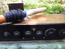 vintage Home Made  Radio With Radio Shack parts circa 1950's