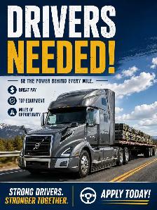 NOW HIRING – AZ REGIONAL FLATBED DRIVERS