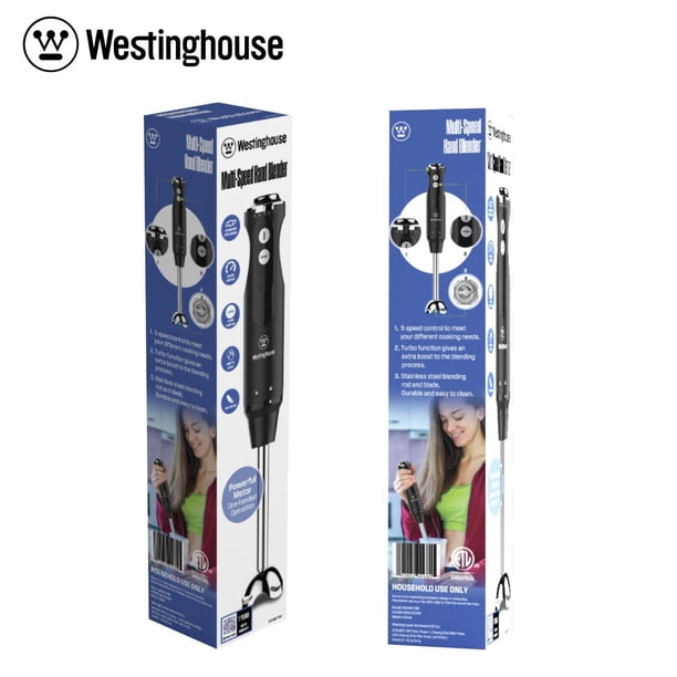 Westinghouse Multi-Speed Hand Blender - Stainless Steel Blade