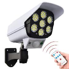 Motion sensing solar rechargeable LED outdoor light