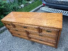Free delivery used Wooden Dresser with 7 Drawers - Photo 8