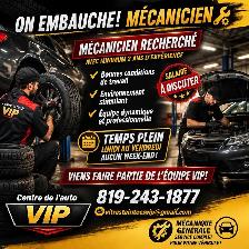 Mécanicien rechercher!
