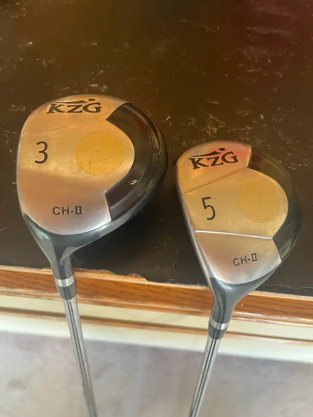 KZG 3 Wood and 5 Wood Golf Clubs
