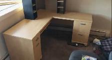 FREE corner desk.  bring truck or trailer