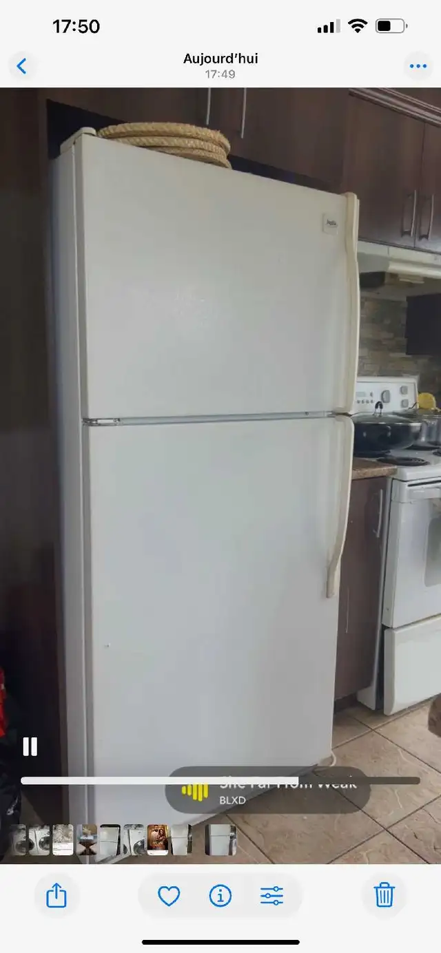 REFRIGERATEUR  Vente déménagement