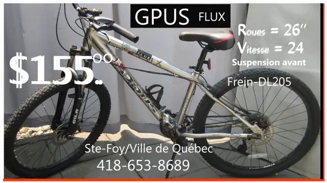 Bicyclette Hommes, Femmes, Ados, et Enfants.