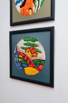Clarice Cliff Farmhouse Embroideries