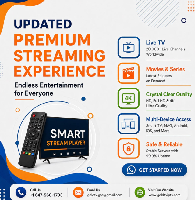 Unlimited channels with 4K quality