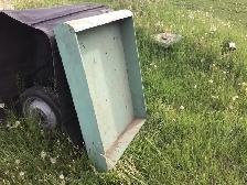 wooden enclosure.
