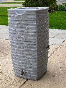 Impressions Riverwalk 50 Gal. Dark Granite Rain Barrel - Photo 2