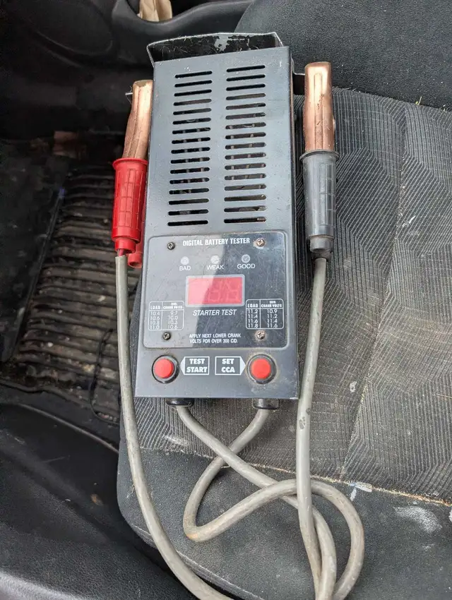 Digital Battery Tester with CCA Set Code