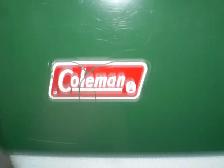 COLEMAN 38 QUART VINTAGE COOLER-GREEN STEEL SIDES- $40 - Photo 2