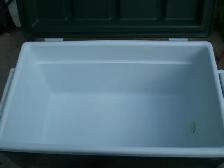 COLEMAN 38 QUART VINTAGE COOLER-GREEN STEEL SIDES- $40 - Photo 7
