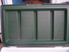 COLEMAN 38 QUART VINTAGE COOLER-GREEN STEEL SIDES- $40 - Photo 8