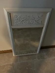 Vintage Bevelled Glass Mirror