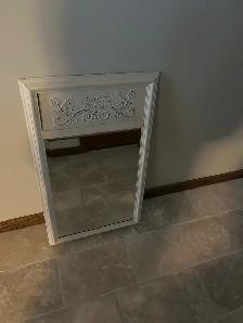 Vintage Bevelled Glass Mirror - Photo 2