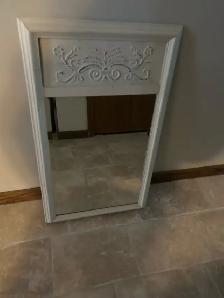 Vintage Bevelled Glass Mirror - Photo 9