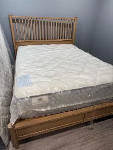 Queen bed with firm mattress