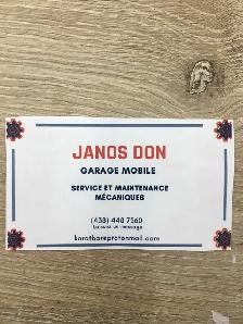 Mobile mechanic handyman.