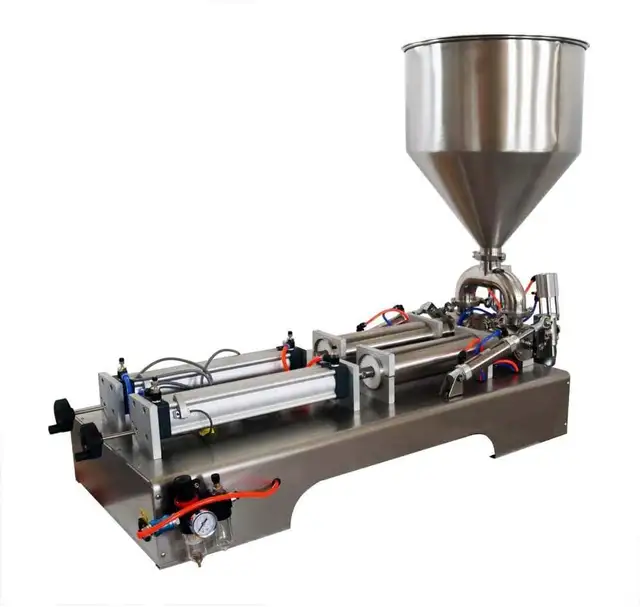 50-500m Two Nozzles Paste & Liquid Filler 110V160405