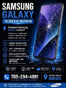 Samsung Galaxy S24, S23,22,21,20 & S10 Screen Repair Experts
