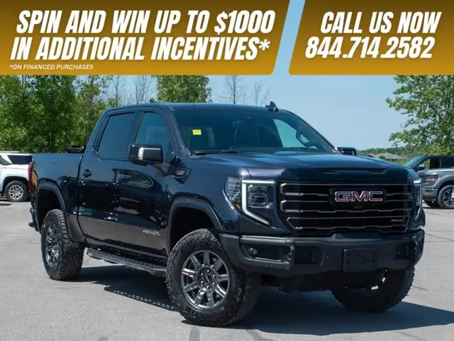 2025 GMC Sierra 1500 AT4X - Power Sunroof | Rain Sensing Wipers
