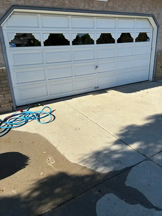16’w x 7’h Wooden Garage Door