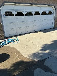 16’w x 7’h Wooden Garage Door