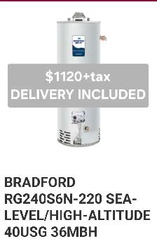 40 gallon water heater