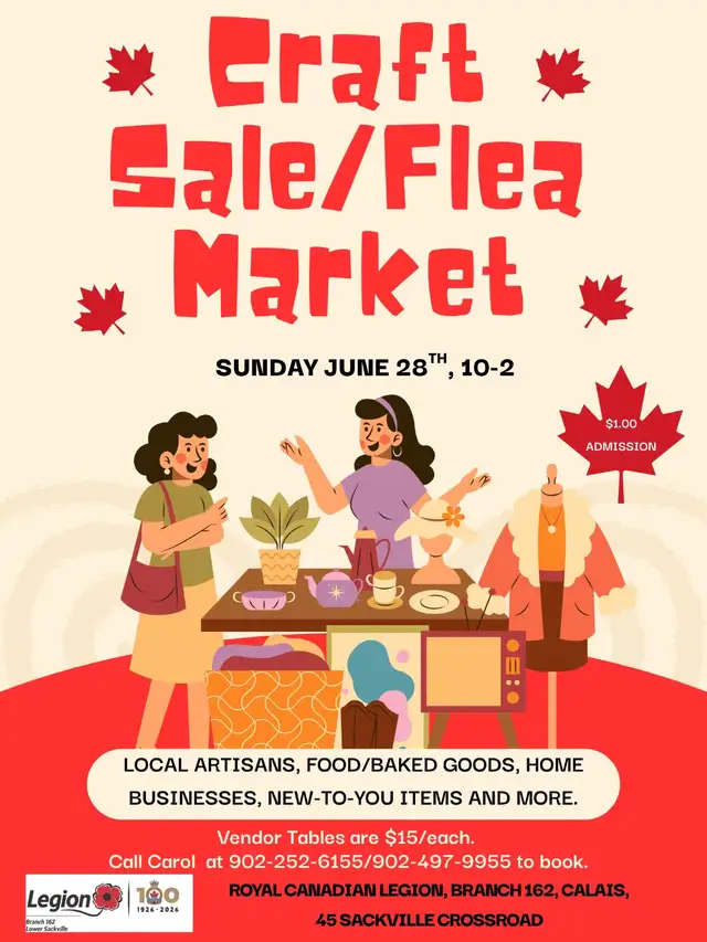 Sackville Legion Flea Market