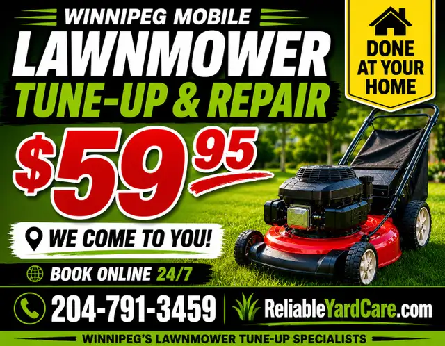 Mobile Lawnmower Tune-Up