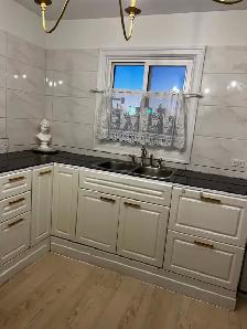 FREE Kitchen Base Cupboards, Sink and Faucet with Sprayer