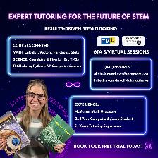 STEM Tutoring by Math Grad & CS Student | First Session Free