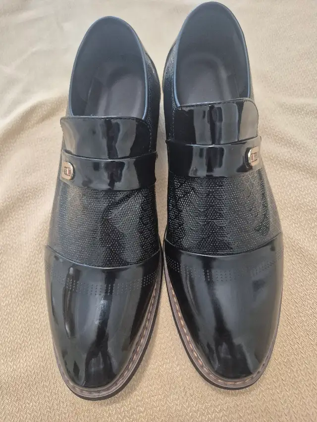 New, Elegant, Patent Leather, Classic Dress Shoes, Size 12,