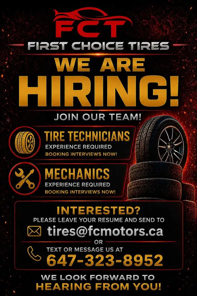 NOW HIRING